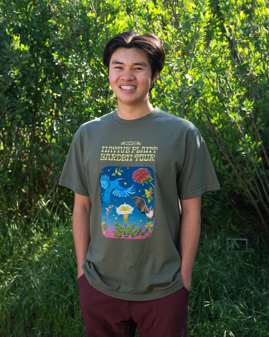 2024 Garden Tour T-Shirt – Theodore Payne Foundation