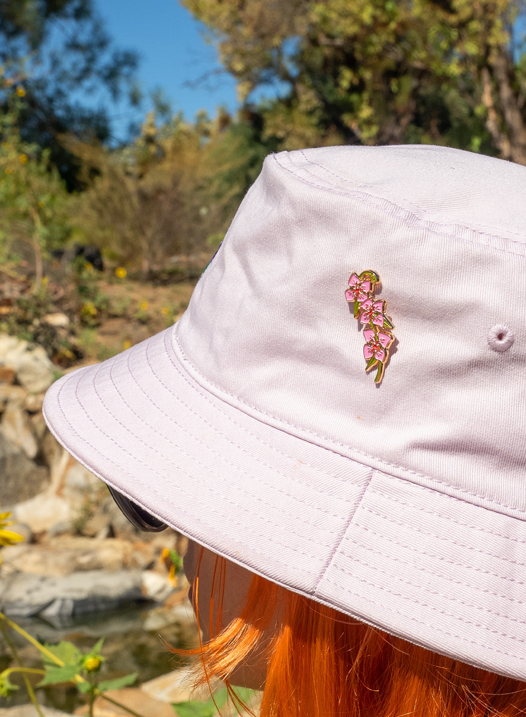 Superbloom Elegant Clarkia Enamel Pin