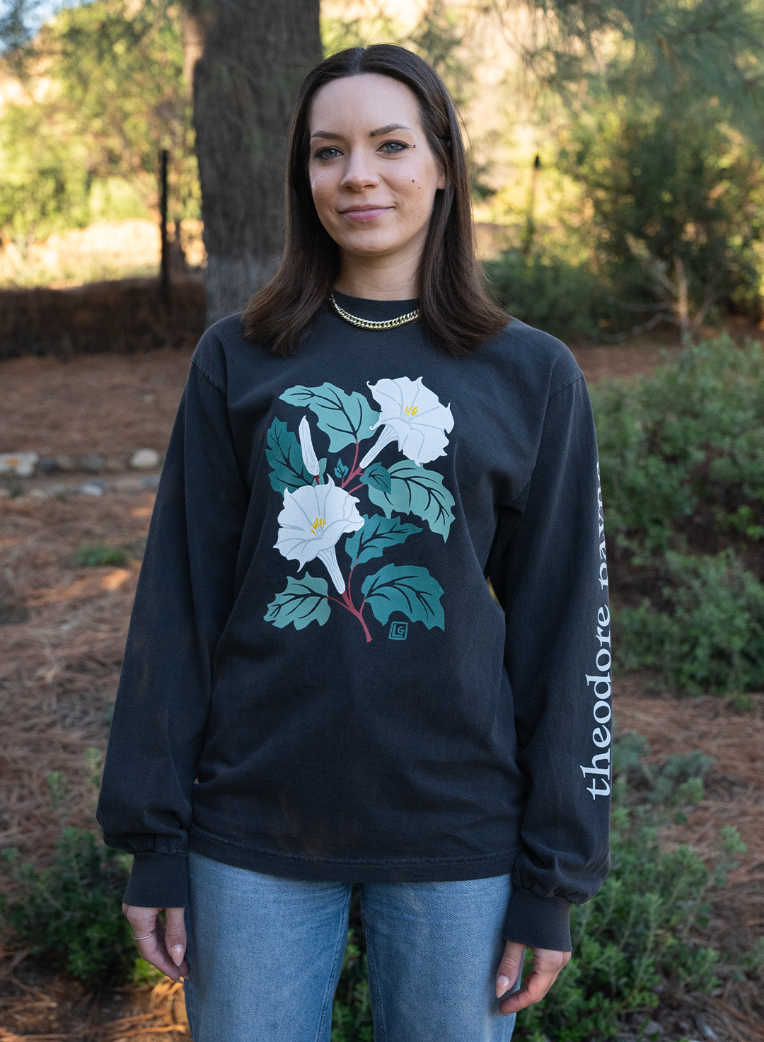Datura Long Sleeve Shirt – Theodore Payne Foundation