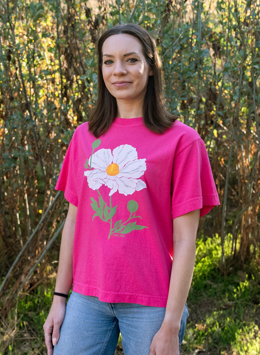 Matilija Pink T-Shirt – Theodore Payne Foundation