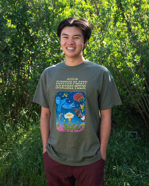 2024 Garden Tour T-Shirt – Theodore Payne Foundation