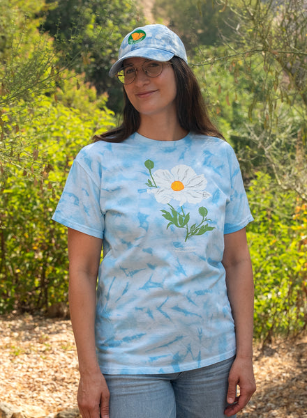 Tie-Dye Matilija Poppy T-Shirt – Theodore Payne Foundation