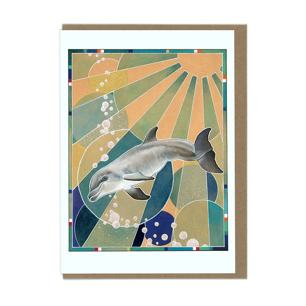 Cards - Dolphin Swimming in Ocean