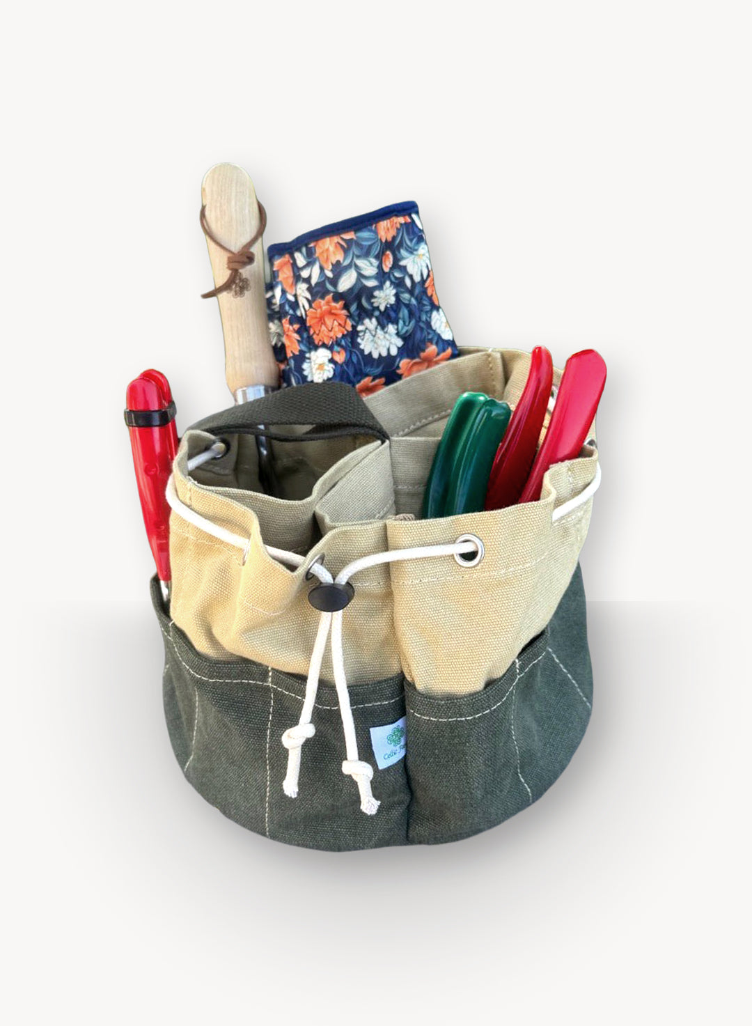 Canvas Garden Bucket Bag