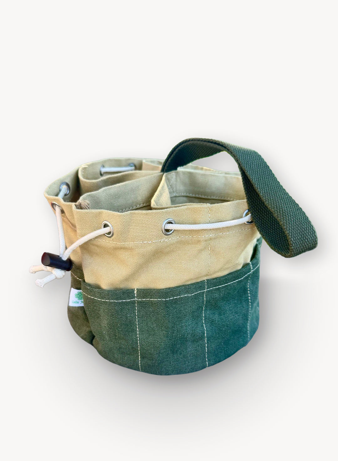 Canvas Garden Bucket Bag