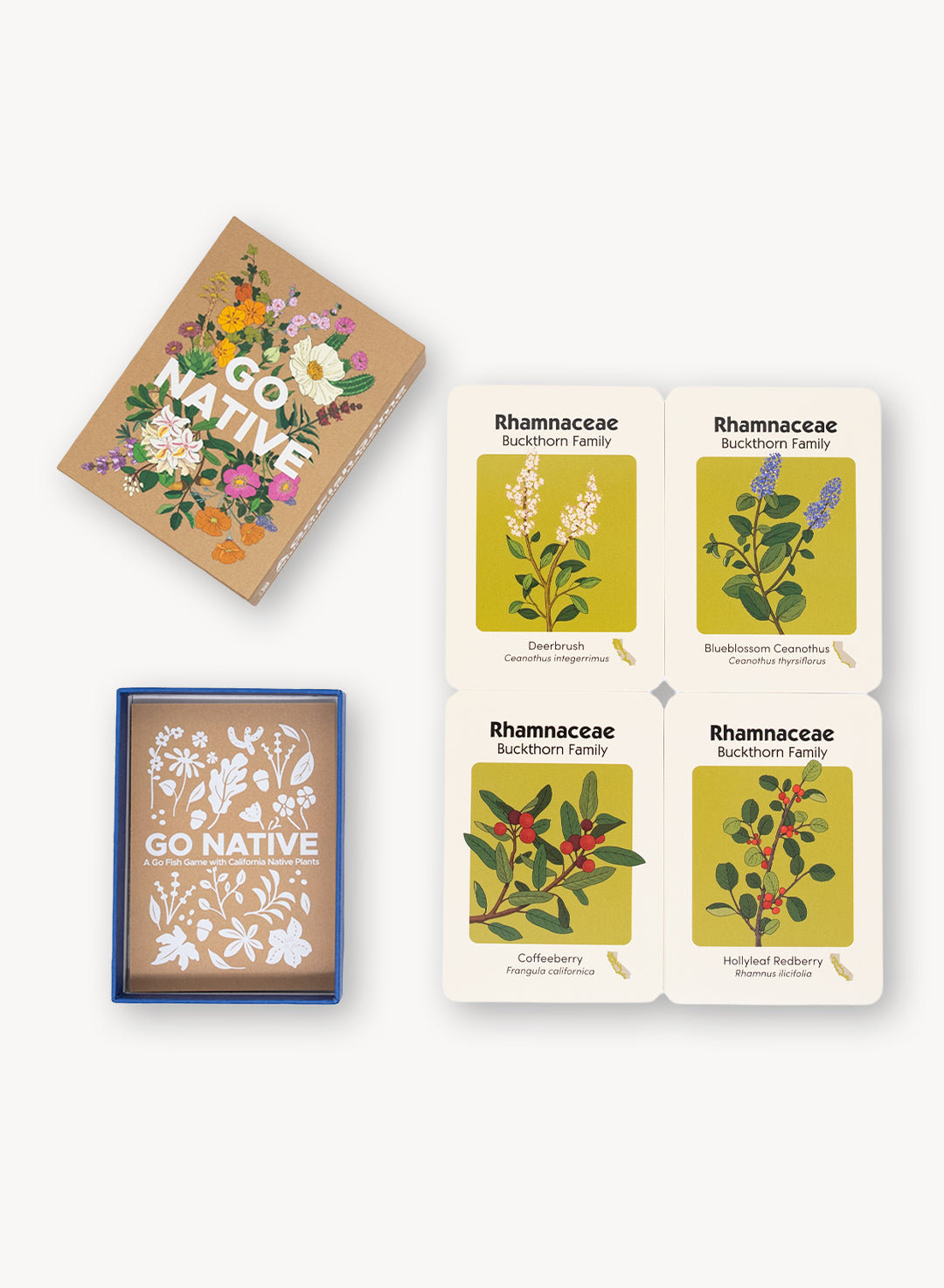 Go Native: A Go Fish Card Game with California Native Plants