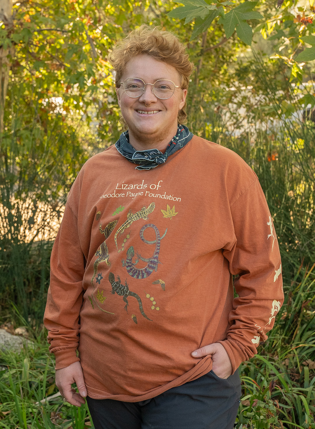 Lizards of TPF Long Sleeve Shirt – Theodore Payne Foundation