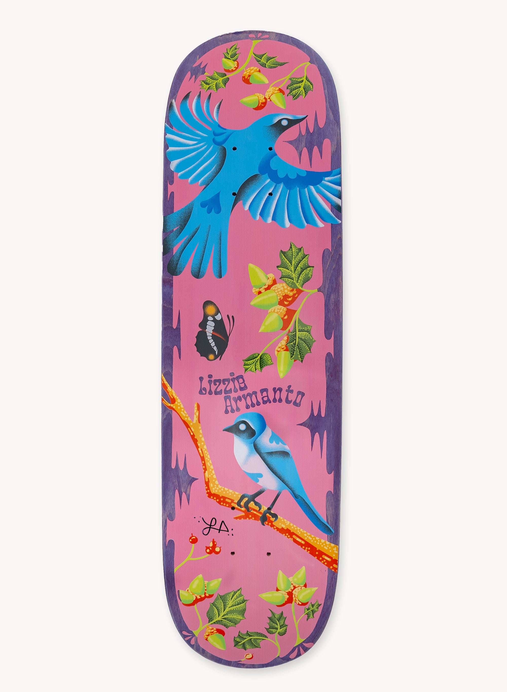 Lizzie Armanto x Theodore Payne x Birdhouse Skateboard Deck