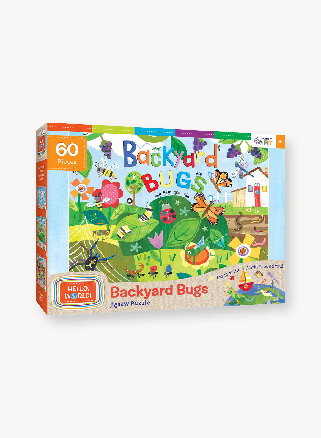 Hello, World! - Backyard Bugs 60 Piece Puzzle