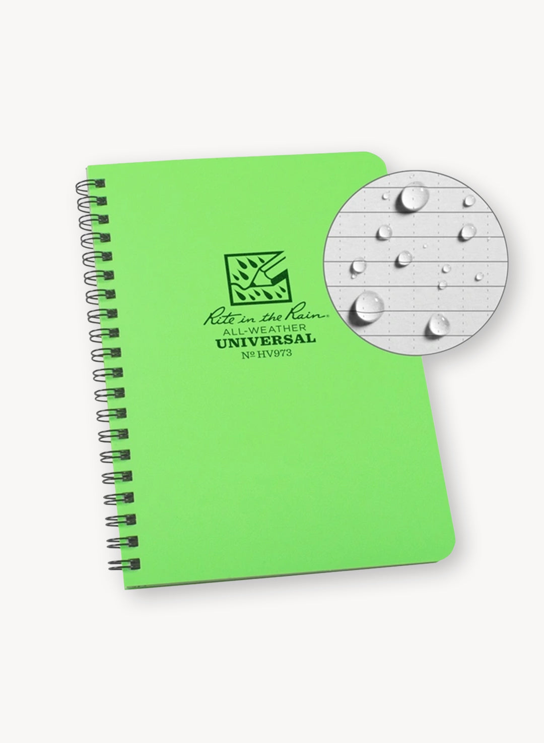 Rite in the Rain Notebook, Hi-Vis Green