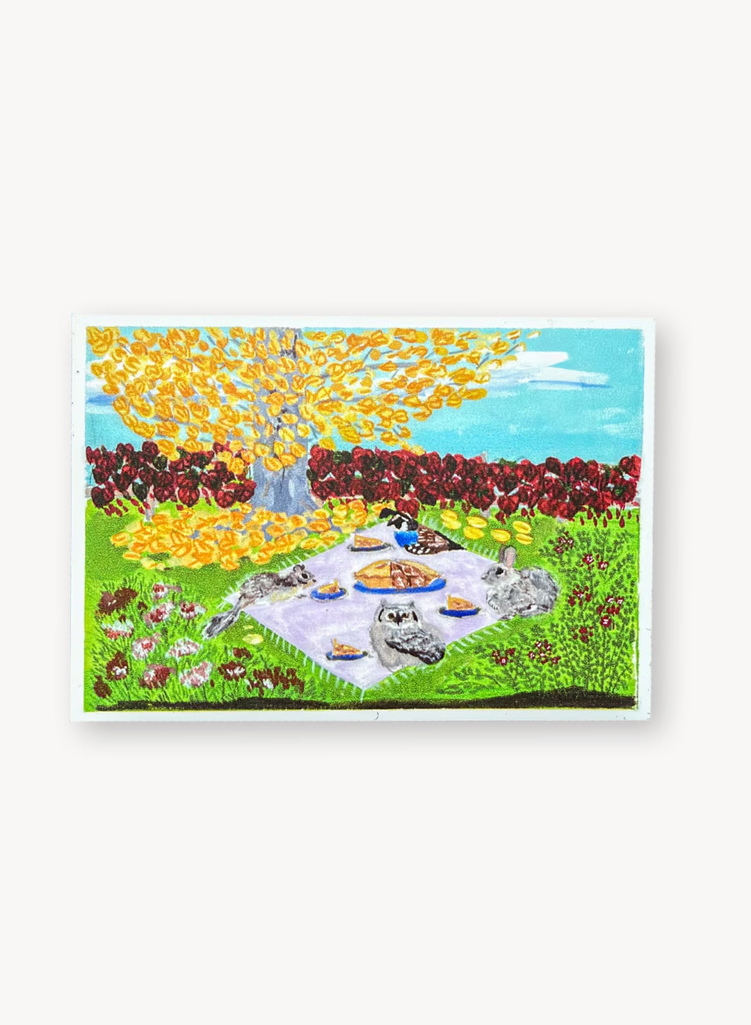 Autumn Picnic Sticker