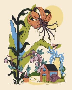 Little Worlds / Humboldt Lily (Unframed) - Kelly Malka
