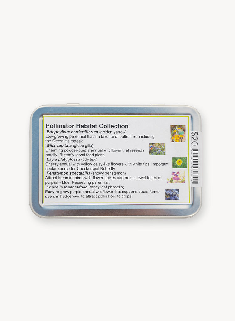 Pollinator Seed Tag Example Pollinator Habitat Seed Collection – Theodore Payne Foundation